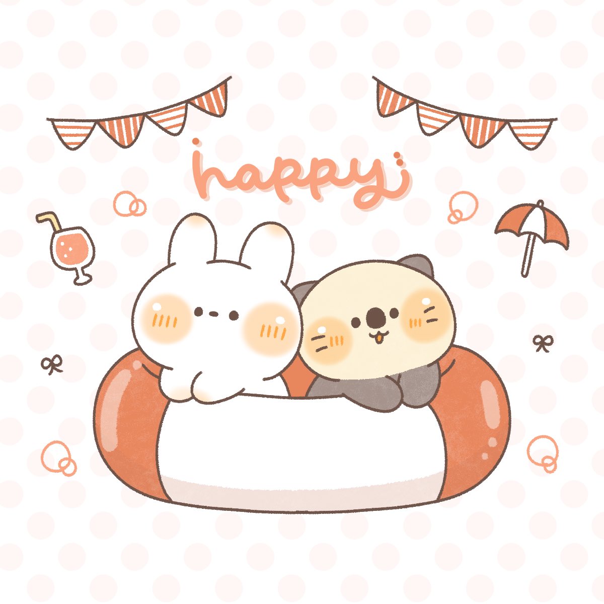 ぽわぽわうさぎ＊LINEスタンプ発売中 tweet media