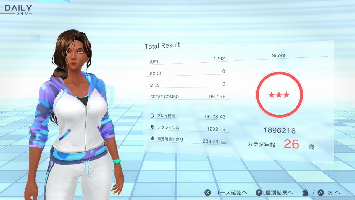 iShun's tweet photo. 【FB333日目】
昨日の
#フィットボクシング2 
#FitBoxing2 https://t.co/m5jmOX6SIM
