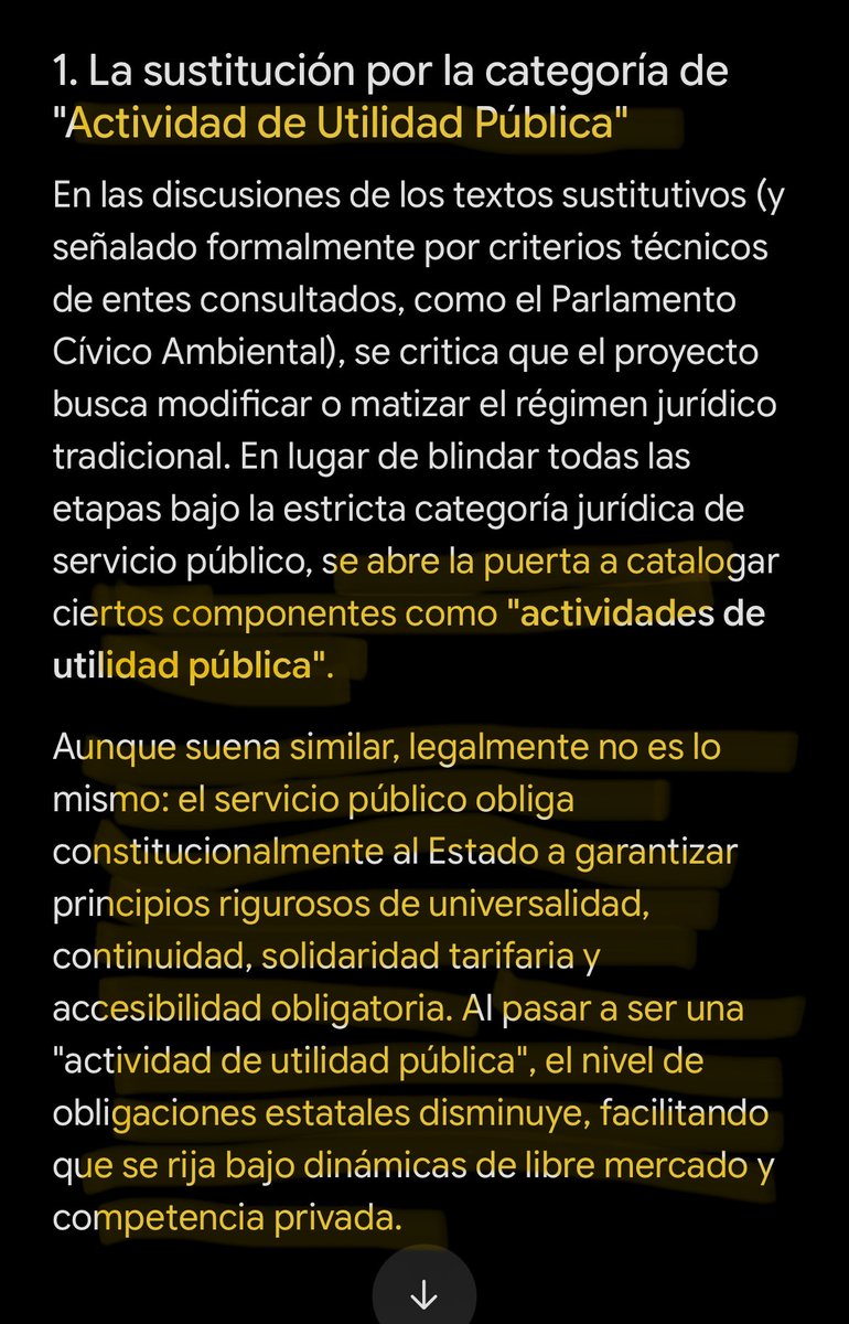 dsmith1713's tweet photo. En el proyecto 23414, Ley Apagón, se le quita la categoría de SERVICIO PÚBLICO a la generación y comercialización, y se les redefine como ACTIVIDADES DE UTILIDAD PÚBLICA.

Con esto ya no tendrían tope para cobrar, como sí lo tienen los servicios públicos.

Cobrarían que gusten. https://t.co/o28512nkGf