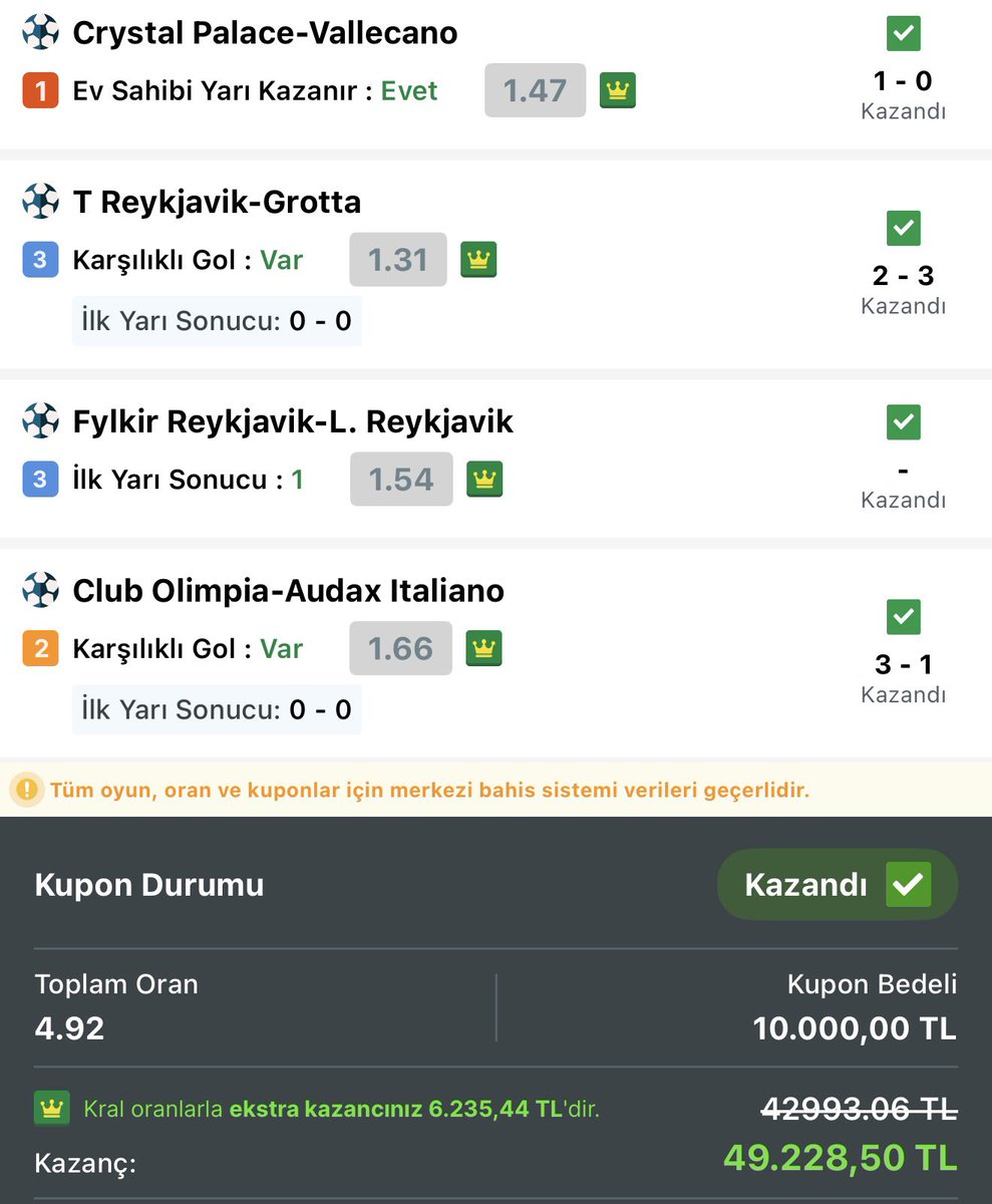 4 MAÇ YETER tweet media