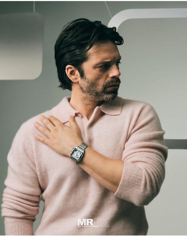 paintedstork_'s tweet photo. Sebastian Stan × Cartier Santos 
From📸 MRRM Official https://t.co/aD9QJuGYbc