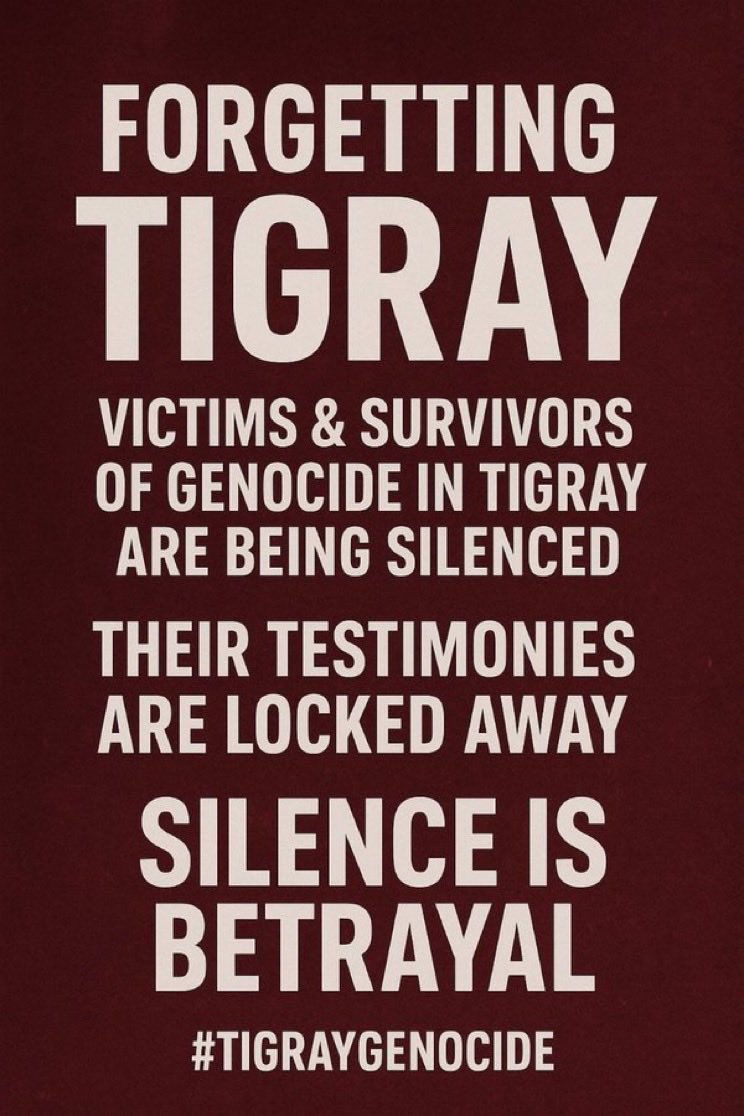 ShewitHzkias1's tweet photo. Day: 2032 #TigrayGenocide
Let's be voice 4 z voiceless z people of Tigray #አዮና_አይንረብርብ
All eyes on Tigray‼️
All eyes on Tigray‼️
All eyes on Tigray ‼️
All eyes on Tigray ‼️
All eyes on Tigray ‼️
#TIgrayISCalling
#NeverGiveUp on #Tigray
#ድምጺውፁዕህዝቢይሰማዕ https://t.co/GfT7VxZqDz