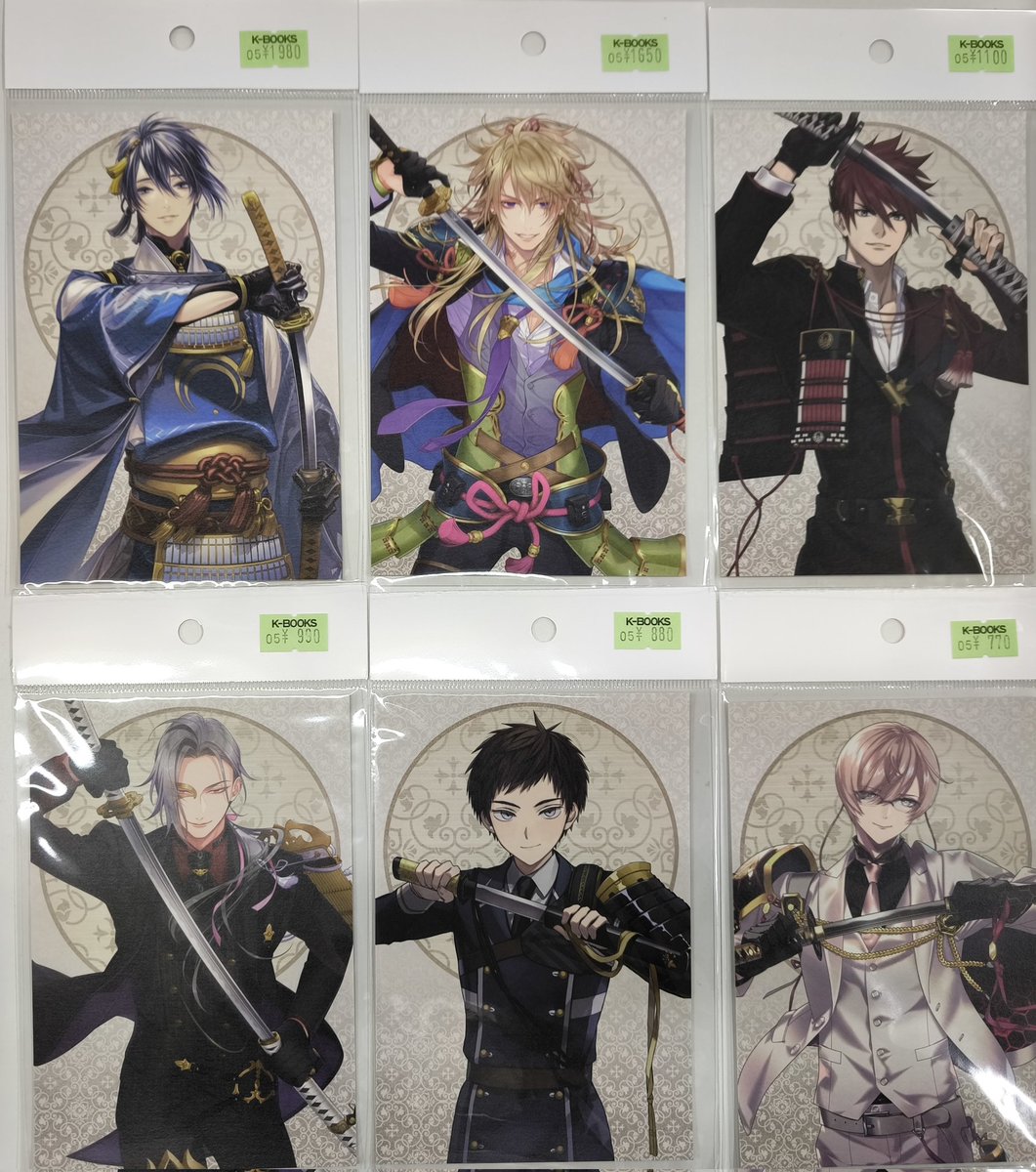 入荷情報】 刀剣乱舞 とうらぶ 東京国立博物館 国宝展 ポストカード 