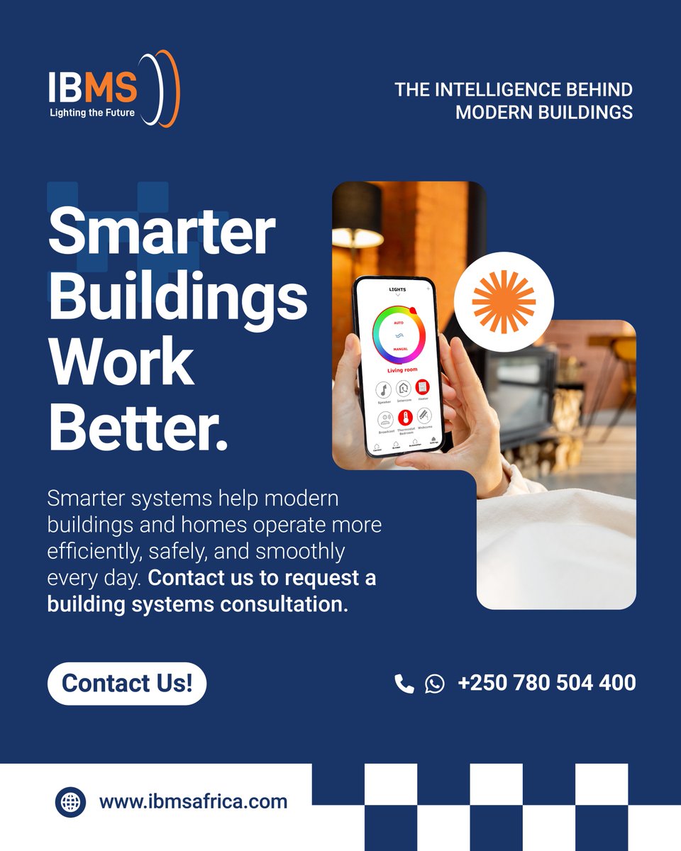 ibmsafrica's tweet photo. Smarter systems help buildings respond faster and operate more safely. Call +250 780 504 400 or visit https://t.co/Qfagn2d1IX.

#IBMSLtd #BuildingSafety #SmartBuildings #IntegratedSystems https://t.co/xM2pE37AVW