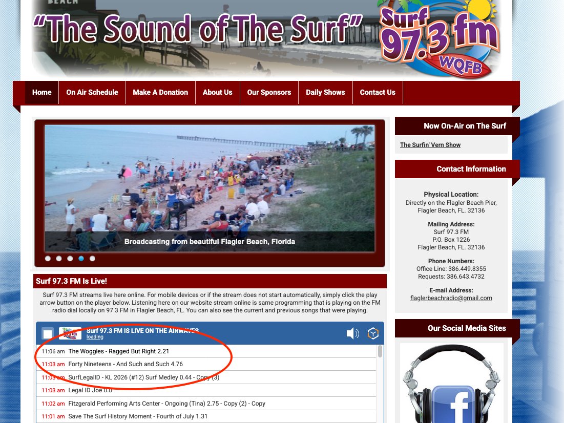 NickZ728's tweet photo. Thanks @PyramidDJs Surf 97.3 FM Flagler Beach ! https://t.co/nTYg5dH24T