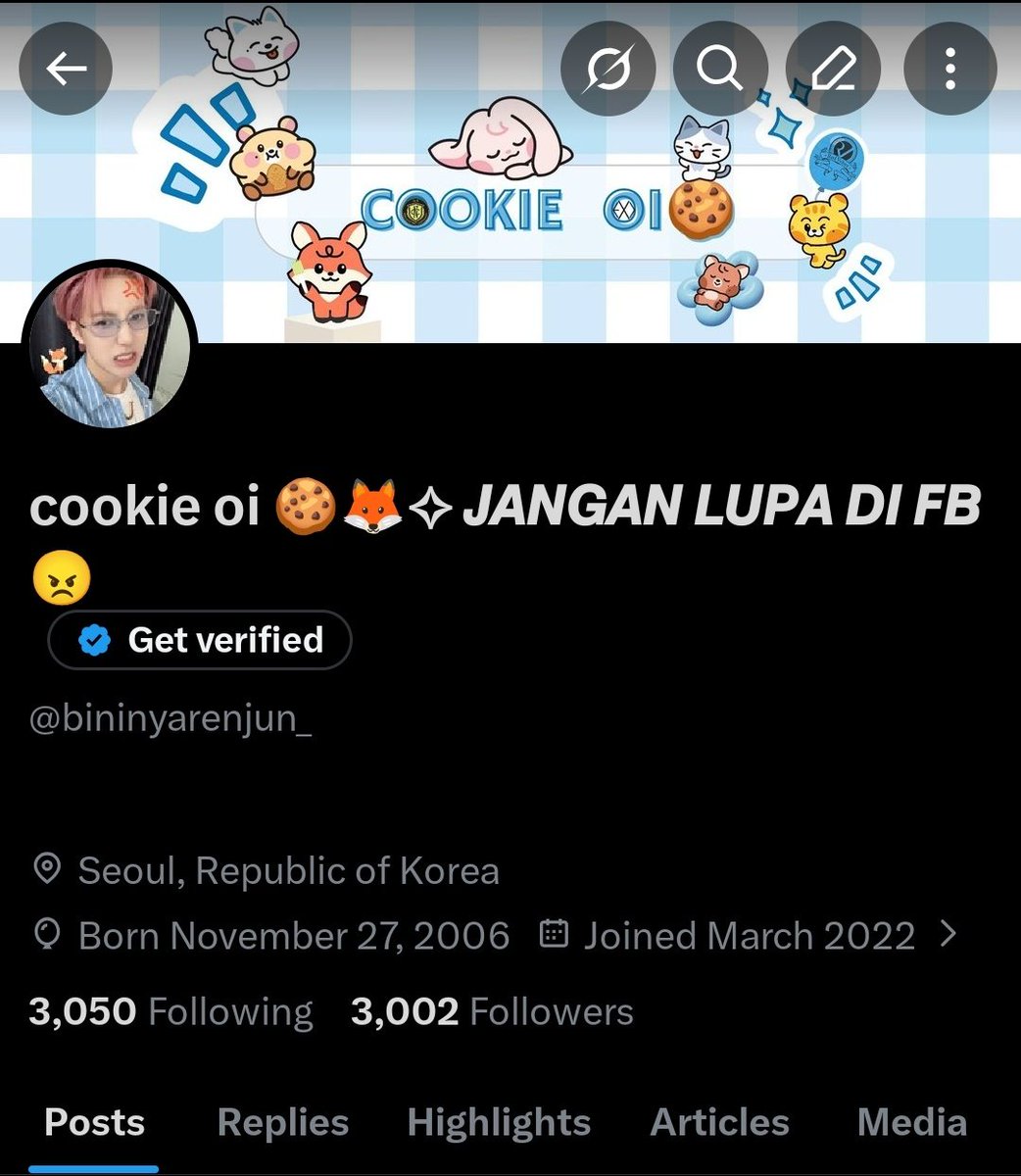 cookie oi 🍪🦊✧ 𝙅𝘼𝙉𝙂𝘼𝙉 𝙇𝙐𝙋𝘼 𝘿𝙄 𝙁𝘽 😠 tweet media