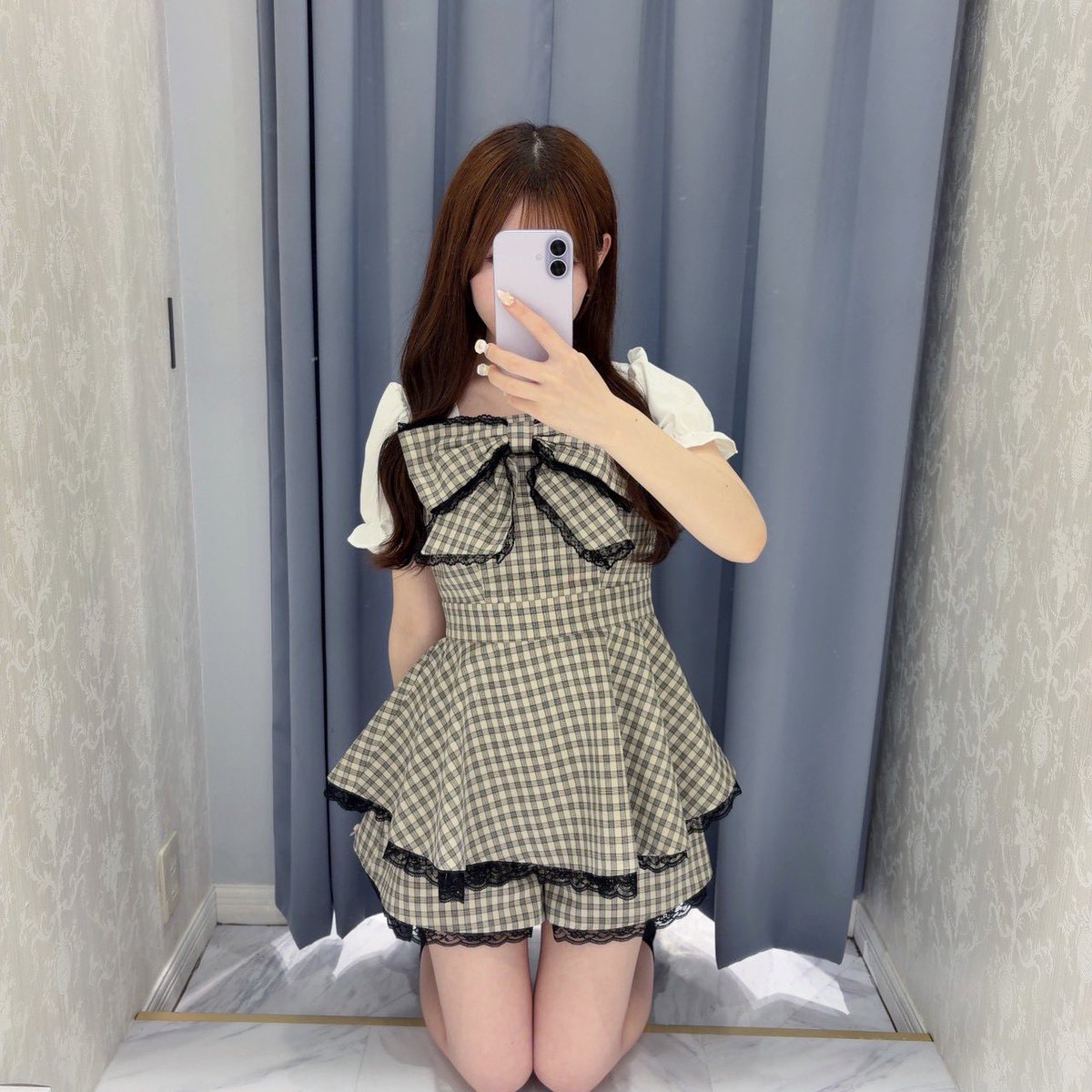 ビッグリボンペプラムセット