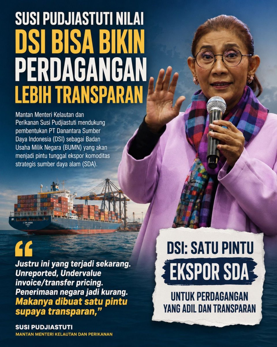AdijayaRefdy's tweet photo. Ekspor sawit tak lagi sembarangan, kini diatur rapi lewat DSI. Kendali negara makin kuat, rantai pasok jelas, keuntungan tak lari keluar. Petani makin sejahtera, bangsa makin mandiri dan kuat.
#DariPrabowoUntukBangsa https://t.co/CCOhSUzvjR