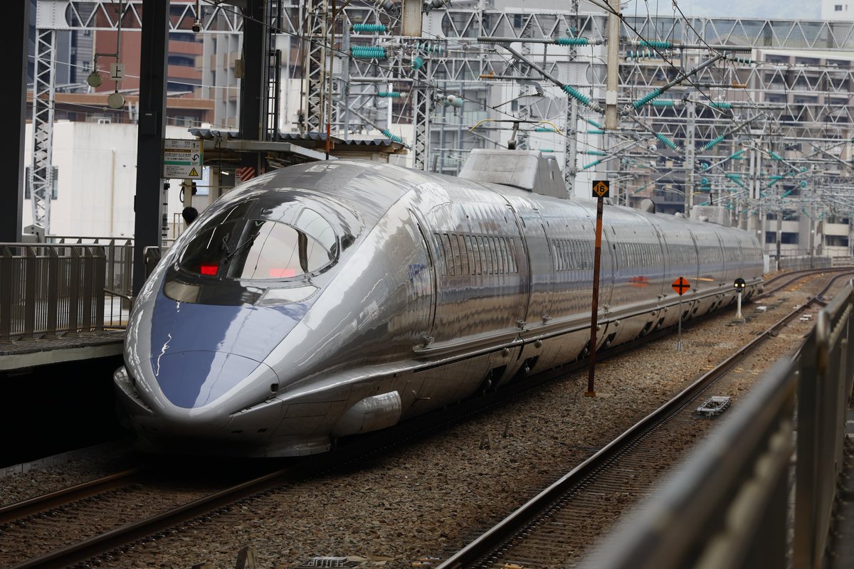 こだまさん こだま947号 500系V7編成 新時代を切り拓いたヒーロー、広島駅に堂々