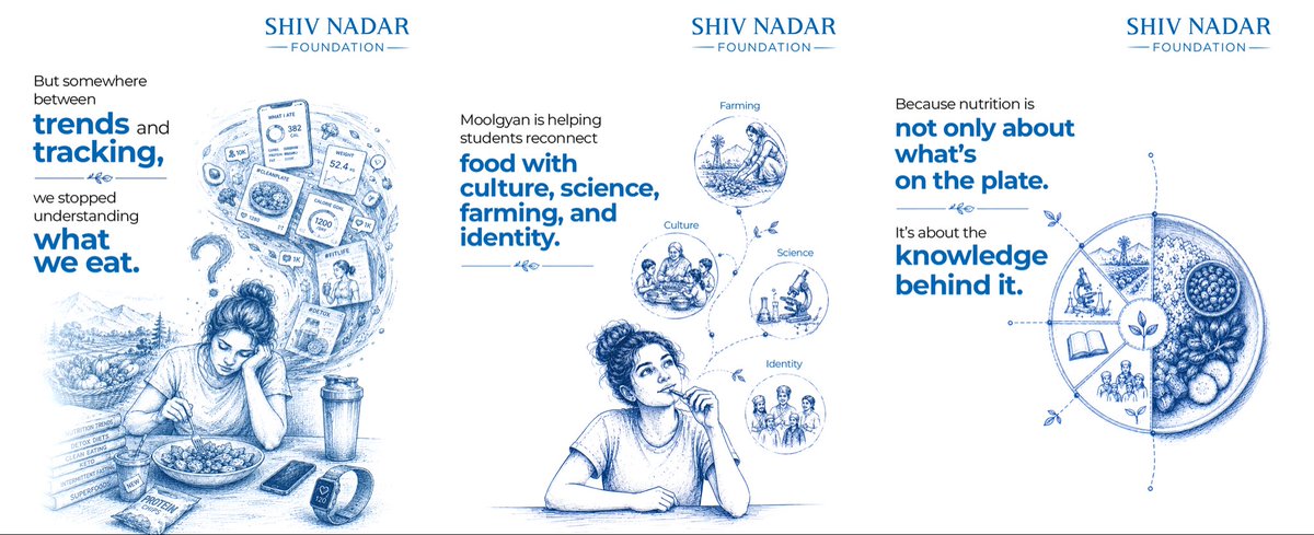 ShivNadarFDN's tweet photo. “At Moolgyan, we believe the future of nutrition lies not only in scientific advancement, but in reclaiming the food wisdom that communities have preserved for generations.” 
— Prachi Pandit, Head of Moolgyan 

#ShivNadarFoundation #WorldNutritionDay https://t.co/Zm3mGJwGYx