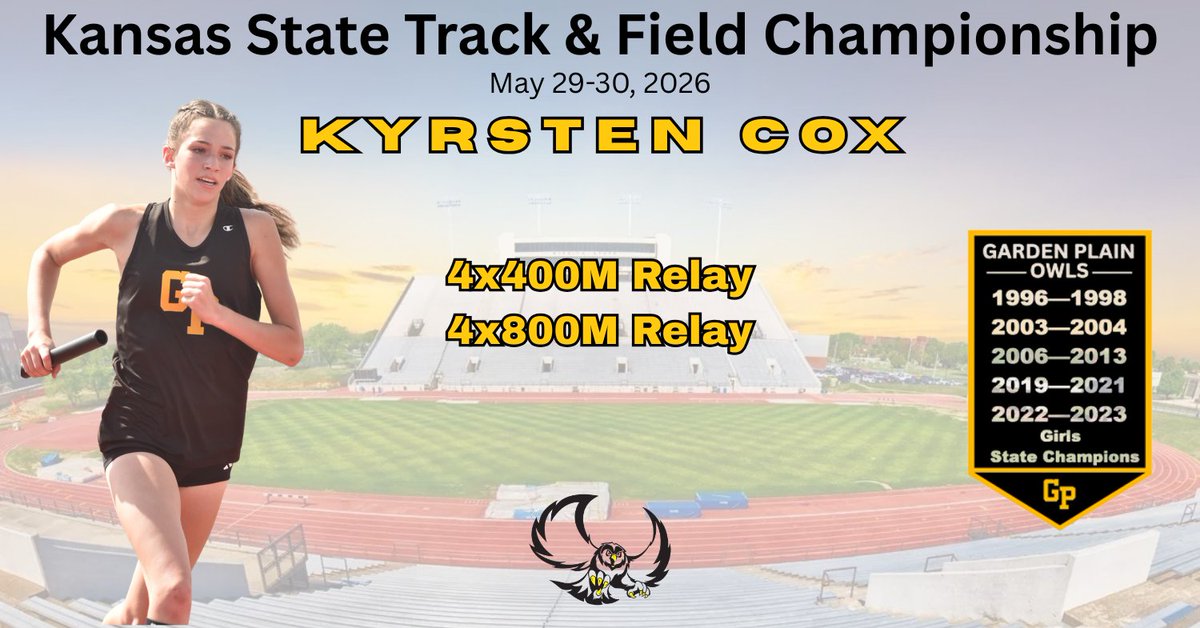 Coach_Powell3's tweet photo. Kyrsten Cox- State Qualifier
4x400M
4x800M https://t.co/4ceGnlvcdt