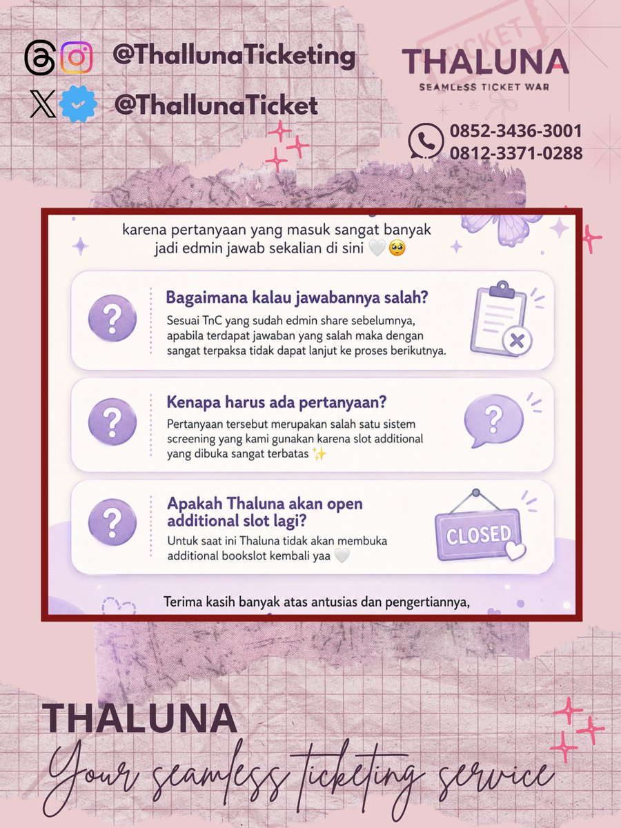 Thaluna Ticketing Service tweet media