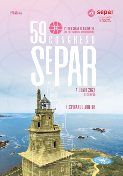 SeparRespira's tweet photo. 🗓️ El 4 de junio tendrá lugar el 9º Foro SEPAR de Pacientes con Enfermedades Respiratorias, organizado por @separpacientes 

👥 1 inscripción profesional = 1 invitación gratuita para un paciente.
💻 También en formato streaming

➕info: https://t.co/G4O9Nnhjho

#SEPAR https://t.co/9wkFy68wa8