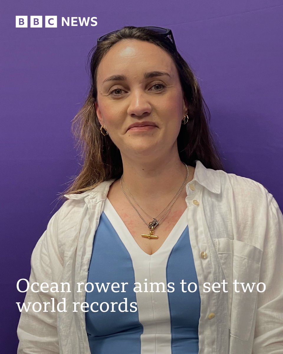 bbchw's tweet photo. A woman is aiming to achieve two world records by rowing 5,500 miles across the Indian Ocean. 🌊
Tap the link to find out more: https://t.co/qvqEt8NvCQ https://t.co/B1Ip9JhiF3