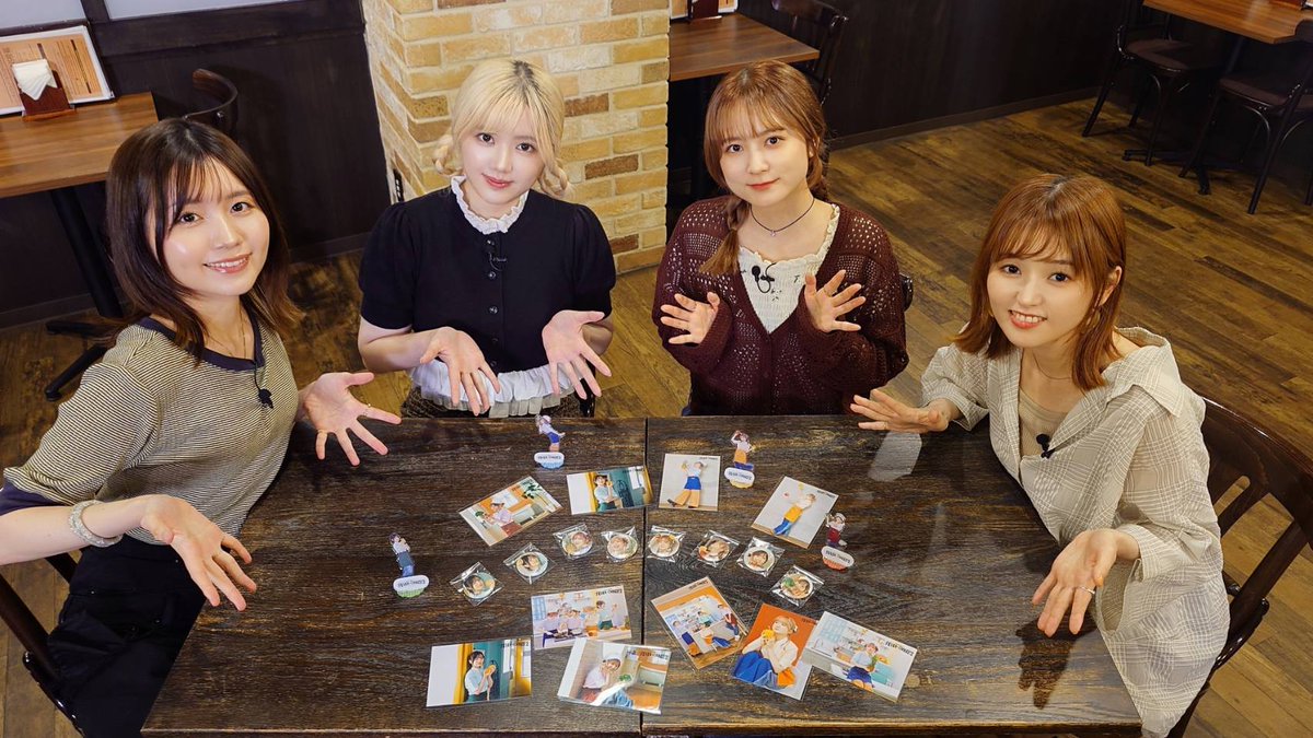 cafedeuki's tweet photo. 【みんなようやくできたね。カフェドウフィ～てんてんてん・ジャンジャンジャン～】
のぐちゆりと大和田仁美のCAFÉ de UKI第58回(2026/05/27)
https://t.co/pWbXDBuZGV

📢キャストさんのコメントを公開です

のぐちゆりさん：
コーハイドウキ、再びきてくれてありがとう～！！やっぱりこの2人が来ると…笑いすぎて先に進まない(笑)
こんな賑やかな4人がもっと見られるイベントに、ウキ友も遊びにきてね～！！

大和田仁美さん：
コーハイドウキの2人が再びきてくれました！！一瞬で時間が過ぎていったね...！2人ともありがとう！
そしてみんな素敵な三ツ星をありがとう～！
7月のフィーバークックイベントぜひ遊びに来てね～！グッズもぜひ手に入れてね～！

和多田美咲さん：
前回お邪魔した時の再放送みたいな展開で、楽しすぎました。
教えて頂いた三ツ星、気になるのたくさんあったので行ってみたいです！！
カフェドウフも美味しかった…！
カフェドウキに、また2人で参加できますように！
そして7月のイベントも、何卒よろしくお願いします！！！

長江里加さん：
いつも通り予想通りで時間が足りなくて平和だな～と思いました笑
スタッフさん方もとっても愉快で、とっても楽しかったです‼

皆様からの感想メールお待ちしておりますー！
https://t.co/8GaYciNXUw
#カフェドウキ #のぐちゆり #大和田仁美