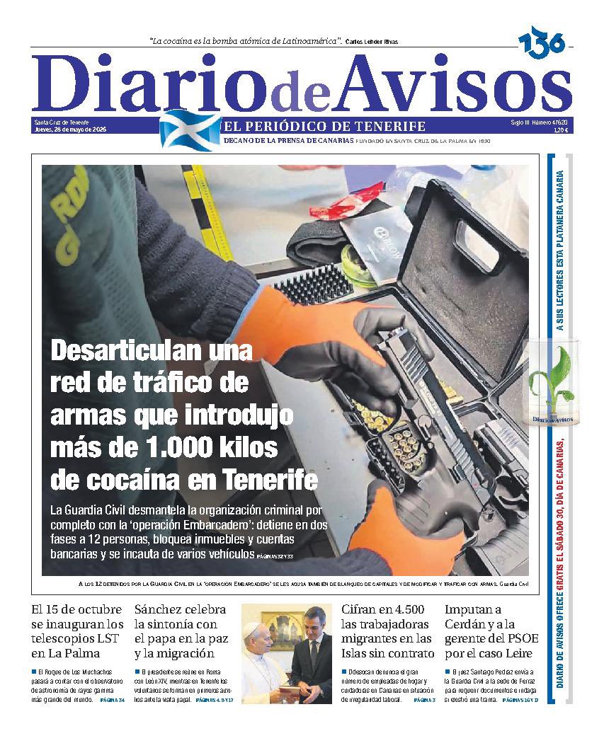 Juanjo_Toledo's tweet photo. 🗞️ La #PrensaCanaria del jueves 28 de mayo de 2026. https://t.co/Nju8xXyuSa
