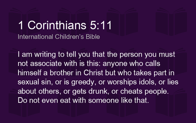 sesrob's tweet photo. @Fair_and_Biased JESUS NEVER SAID TO BLESS THOSE IN SEXUAL SIN https://t.co/VqyEXQKwGC