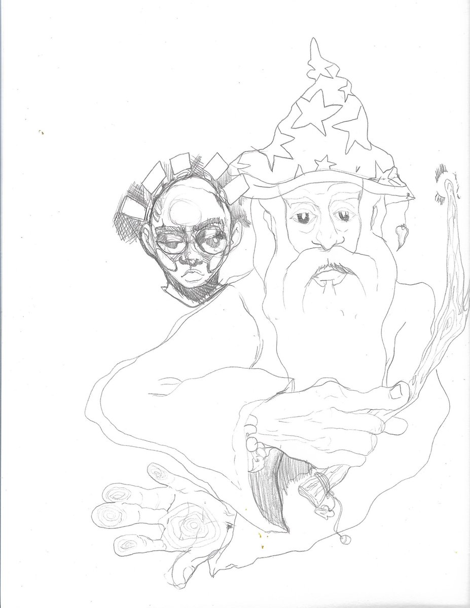 tapwaterjared's tweet photo. WIZRD. I wanted to push this one a lil further but I don’t think the paper will allow me. So here we are. https://t.co/xsiCSD7ENF