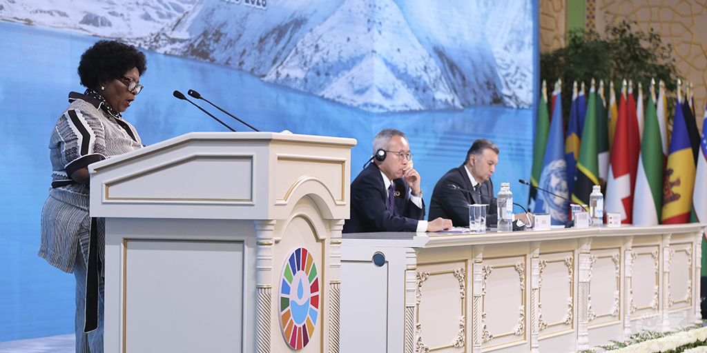 DWaterProcess's tweet photo. Closing Session: From Commitments to Results

The closing session of the Fourth International Conference of the Dushanbe Water Process was held under the co-chairmanship of the Prime Minister of the Republic of Tajikistan, H.E. Kokhir Rasulzoda, and the United Nations Under-Secretary-General, Mr. Li Junhua. During the session, the outcomes of the Conference were reviewed, and its key results, achieved agreements, and future areas of cooperation were highlighted.

The Co-Chairs of the Conference, together with representatives of the United Nations system, presented the Conference outcome documents, including the Final Declaration, the Co-Chairs’ Summary, and the official contribution of the “Dushanbe Water Process” to the preparation for the 2026 UN Water Conference.

Dushanbe-2026 reaffirms its role as an important international platform for advancing the global water agenda, strengthening multilateral cooperation, and developing coordinated approaches to addressing water- and climate-related challenges. The Conference serves as a space where political will, regional experience, scientific knowledge, and innovative solutions are transformed into practical initiatives and concrete actions aimed at ensuring sustainable and climate-resilient water resources management.
