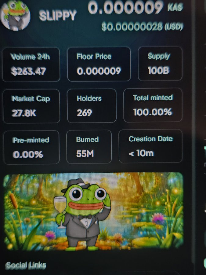 kadeleke26's tweet photo. The swamp is going wild tonight. 

$SLIPPY just saw a major liquidity inflow on Kaspa L1 via  https://t.co/nCyJ9hR722 and is now sitting 5.45X

#عيد_الأضحى #kaspa #LaGranjaVIPPerú #binance #HayırlıBayramlar @Igra_Labs https://t.co/elItm1phLB