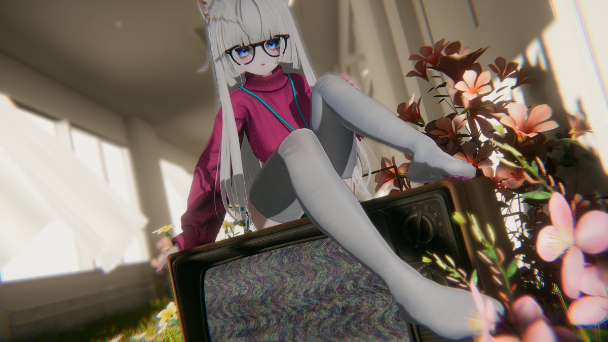 NaNekoVR's tweet photo. Sometimes, i use my feet to 'turn' the TV 'on and off'~ but they can do so much more too~ 🥰

#nsfw #Airi #Booth #VR #3d #vtuber #lewdtuber #hentai #anime #ecchi #vrnsfw #vrfeet #feet #footfetish #feetfetish #sole #3dfeet #足フェチ #あしうら https://t.co/LlwknH3k6h