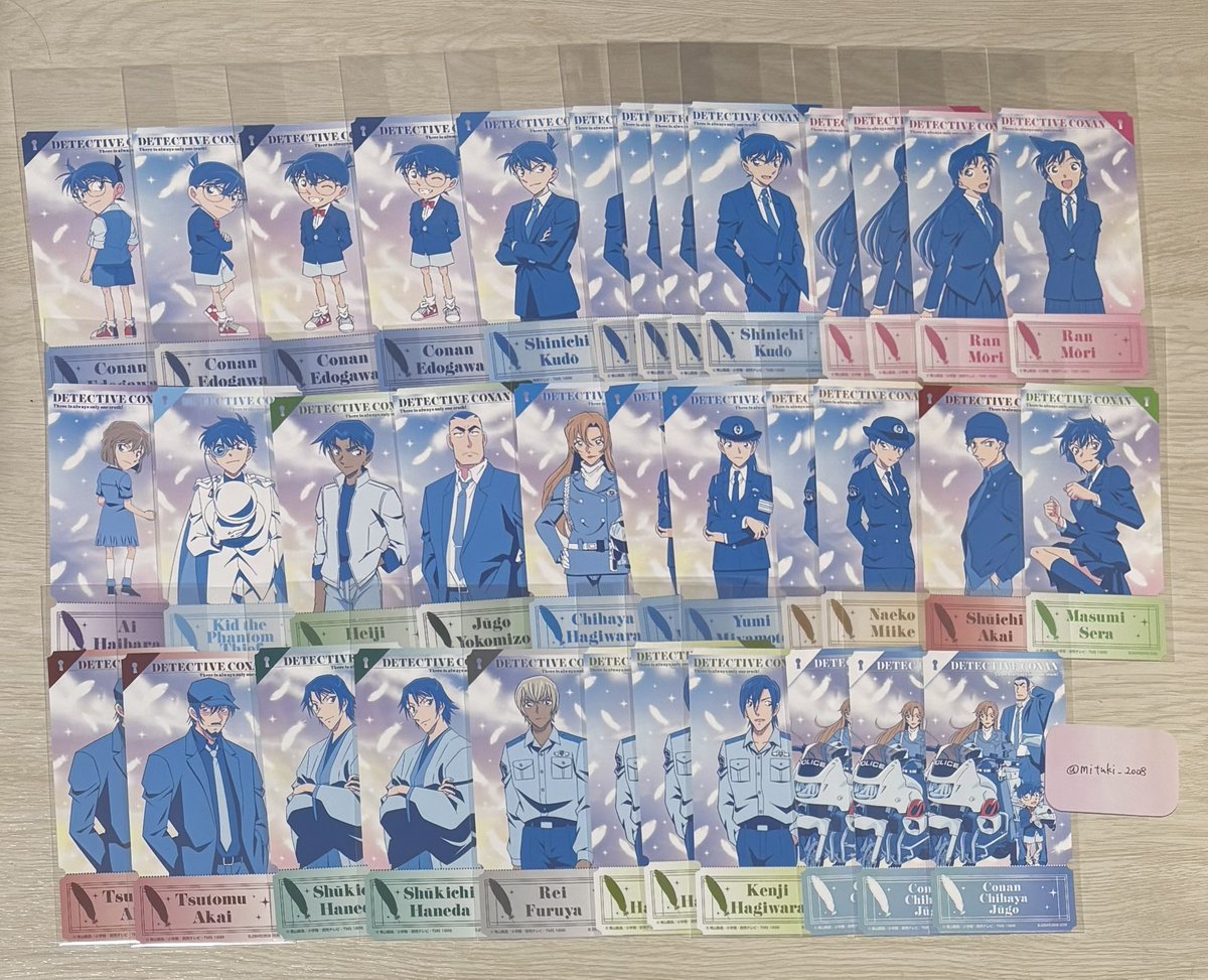 mituki_2008's tweet photo. 名探偵コナン　交換　チケットライクコレクション　

譲:画像
求:同種景光

郵送での交換のみとなります📮
お気軽にお声掛けください。 https://t.co/g8d0sBFuqq