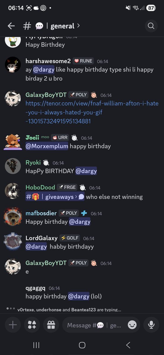 TorianNews's tweet photo. TN | Happy birthday to dargy!
And im not kidding when I say it was ACTUALLY chaotic. https://t.co/QtrZDtG9h0
