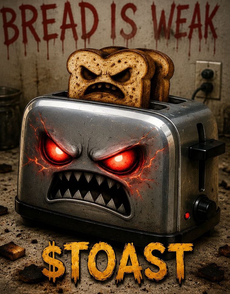 DreyWeb3vm's tweet photo. @Crackedyor People ask for the strongest ticker, then panic the moment they see red.

The fully toasted stay patient, keep the kitchen active, and trust the process while everyone else folds.

Don’t miss out on what $TOAST is building

Ca: 3dDDaTTkBrFCyUuj5qNmT3x22SehpVUh6uwv212Rpump https://t.co/WFrmQjGJs2