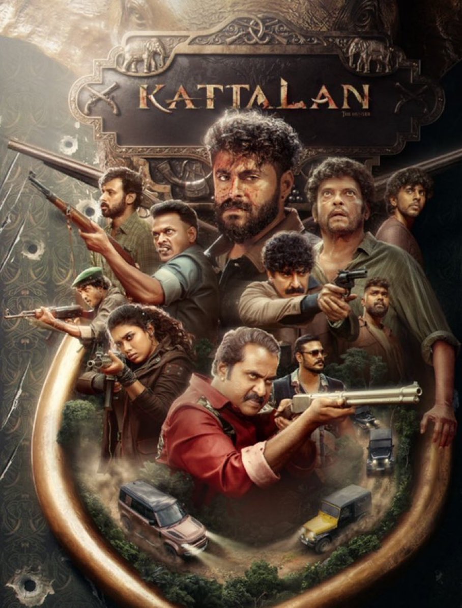 Miichael369's tweet photo. Explosive first half for #Kattalan 🔥🤌

Packed with whistle-worthy moments and #AntonyVarghese was on fire throughout 💥📈

Ravi Basrur’s BGM added insane energy to every scene 😮‍💨🔥

All set for an exciting second half now 👀🚀 https://t.co/e6imvZZ75r
