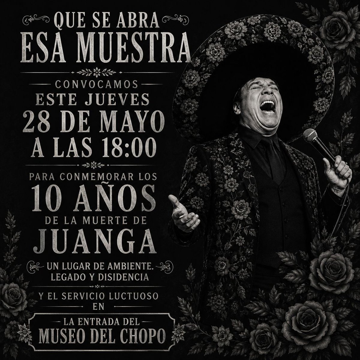 Gabrielgtzg's tweet photo. Artistas participantes en la expo "Un lugar de ambiente, legado y disidencia" 🏳️‍🌈en el @museodelchopo, llaman a acudir a la inauguración este jueves 28 de mayo a las 6 p.m. 
#MesDelOrgullo 🏳️‍🌈 https://t.co/b7GDC3wgoH