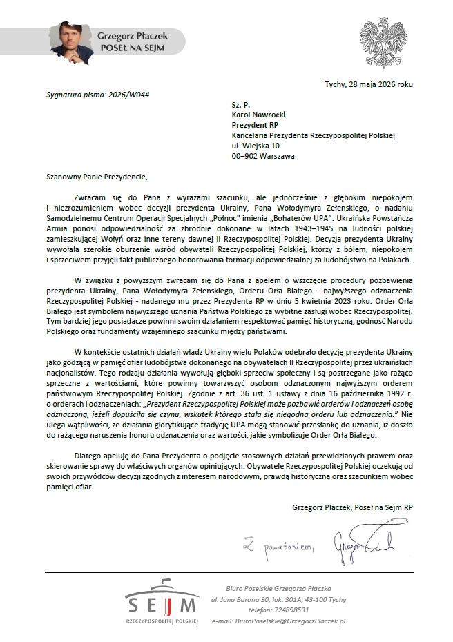 Grzegorz Płaczek tweet media