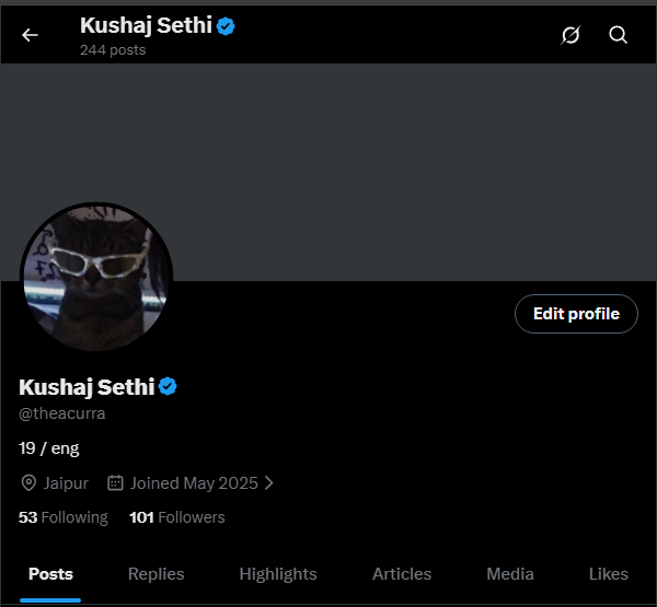 Kushaj Sethi tweet media