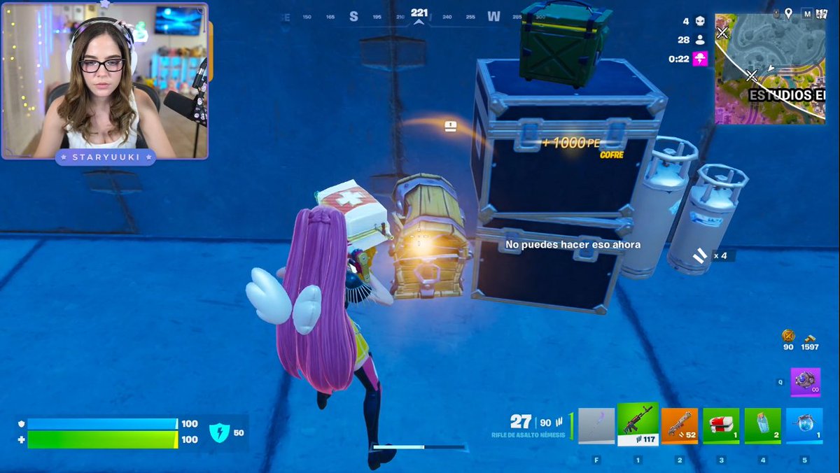 Padilla_Sy's tweet photo. Otro buen stream de @staryuukiii 
✨hubo charlas
✨dinámica de adivinar el gol
✨Cartas de streamloots
✨fortnite

Linda noche ❤️ https://t.co/jSK1kFupKc