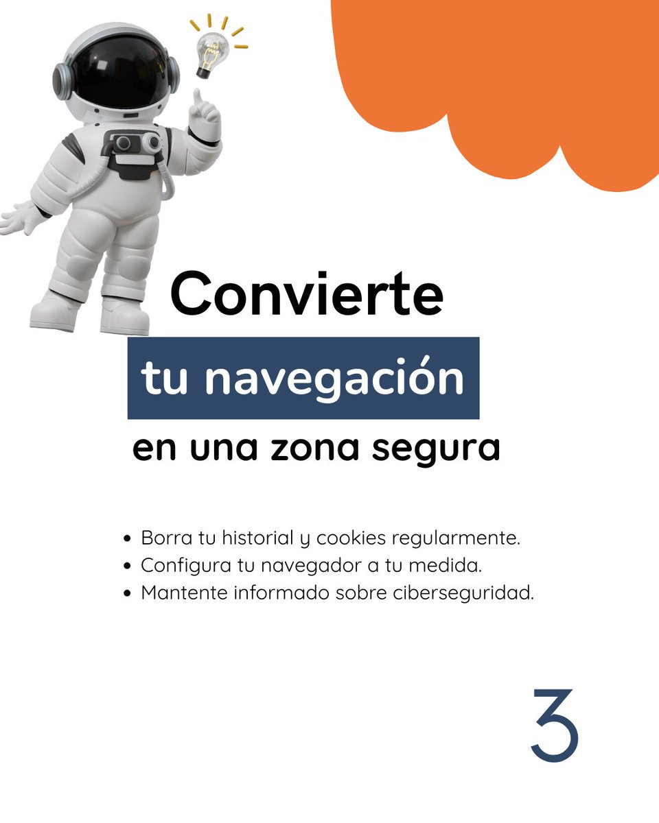 INCIBE's tweet photo. ⚠️ Navegar por Internet sin precaución puede exponerte a fraudes y robo de datos en segundos 🔐🌐

Aprende a protegerte y mejora tu seguridad online 👉 https://t.co/lxbzIiSLVd

#Ciberseguridad #InternetSeguro https://t.co/IRZVFicvTT