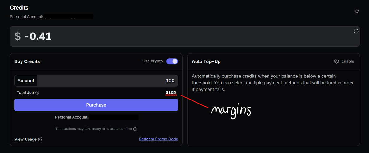 0xJeff's tweet photo. Top x402 product will be like OpenRouter
​
> OpenRouter = gateway to all AI models (text, image, video)
> 1 single API access 400+ models
> We're seeing the rise of OpenRouter-like product for premium tools/data
> Agentcash, AgenticMarket, Monid, Pay(.)sh and more
> 1 single API access hundreds of premium tools
> Pay $0.002 - $0.011 per use instead of $100+ subscriptions per month
​
Act as distribution for quality tools while charging a small margin on top ups

x402 is literally a cost-saving, productivity enhancing machine