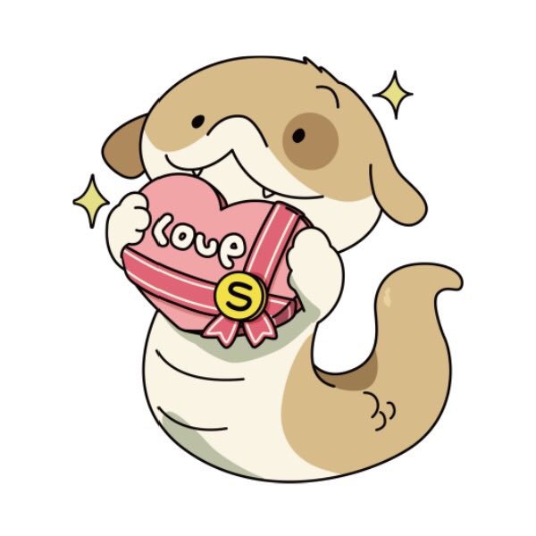 _snakespot's tweet photo. Chocolate gift box made for you by Diandian ~🍫🎁#snakespot #cute #小狗蛇 #小狗蛇點點 #插畫 https://t.co/zuiXMFKc6s