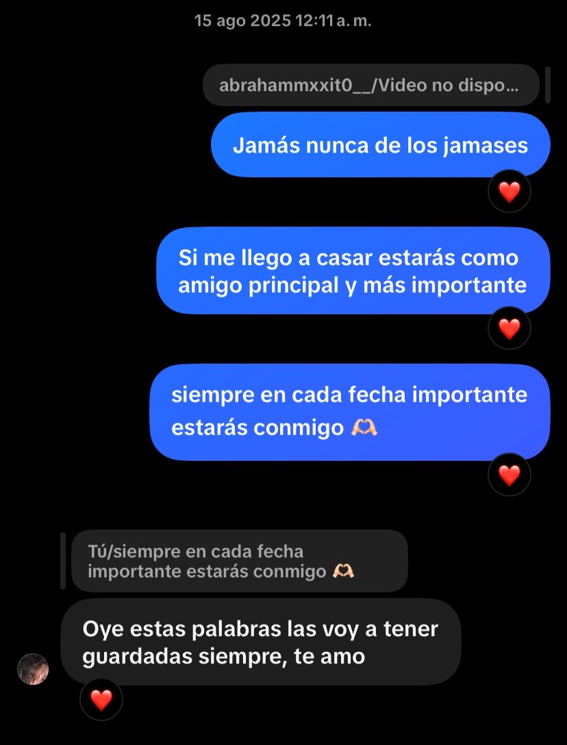 xxhakanne's tweet photo. 4 meses y sigo extrañándote al releer cada mensaje, sigo necesitándote, sigo pensándote y sigo esperando que de alguna manera se cumplan todas esas promesas que alguna vez hicimos, te llevo en mi corazón por siempre mi Abraham, te quiero.🤍 https://t.co/cZ9Rnysahf