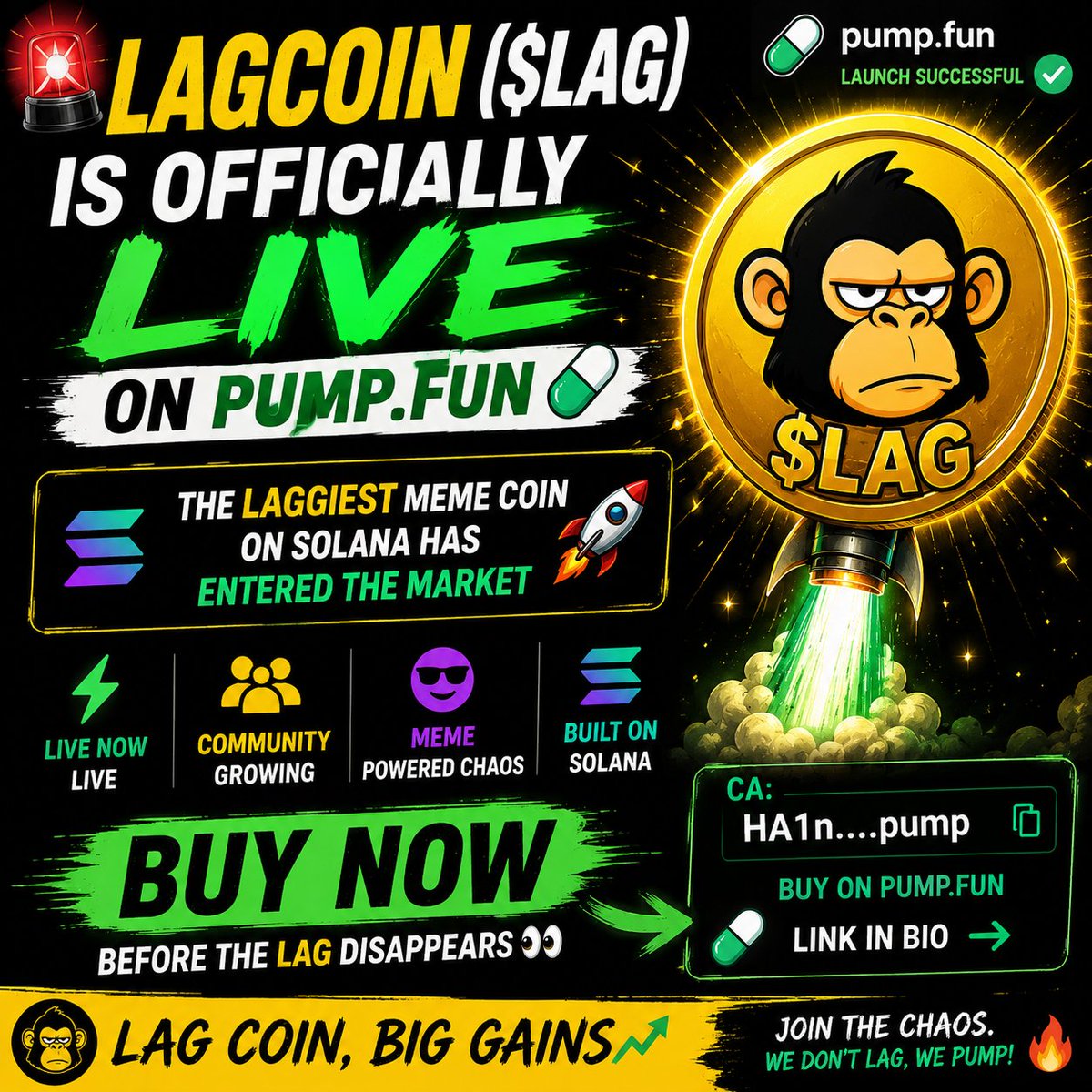 Lagcoin Official tweet media