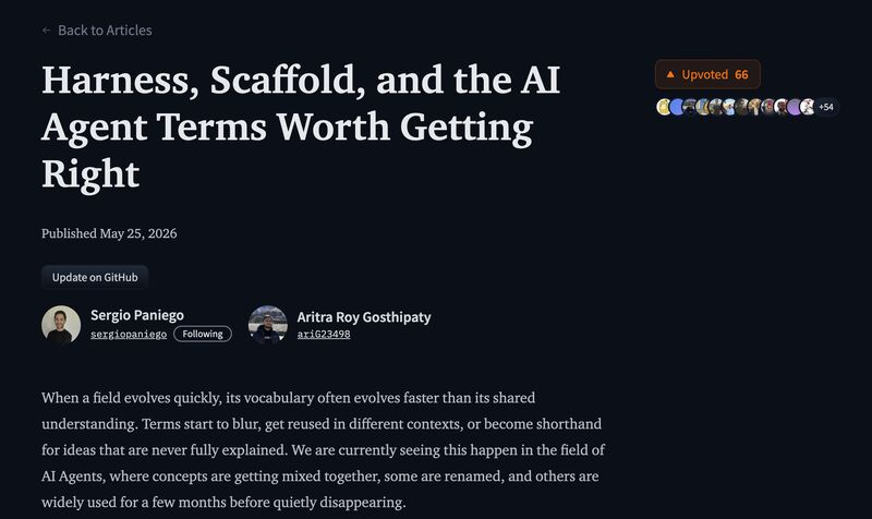 ariG23498's tweet photo. This blog post (glossary of sorts) is our (/w Sergio) is out effort to ground some terms used in the context of Agents.

I hope this serves its purpose, and if you are not aligned to some descriptions or examples, please feel free to critique about them in the open comments section. 🤗