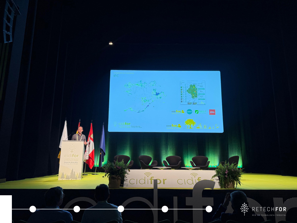 RetechFOR's tweet photo. En @_cidifor, asistimos a dos #ComunicacionesCientíficas muy relevantes en el ámbito del Fomento de la actividad económica del #SectorForestal primario y secundario. 

Hablamos de Alberto Gonzalez Ronda, director de @incamedio, y de @gomezconejo, CTO / ICT Head en @FCesefor. ... https://t.co/VWvlk2Ml19