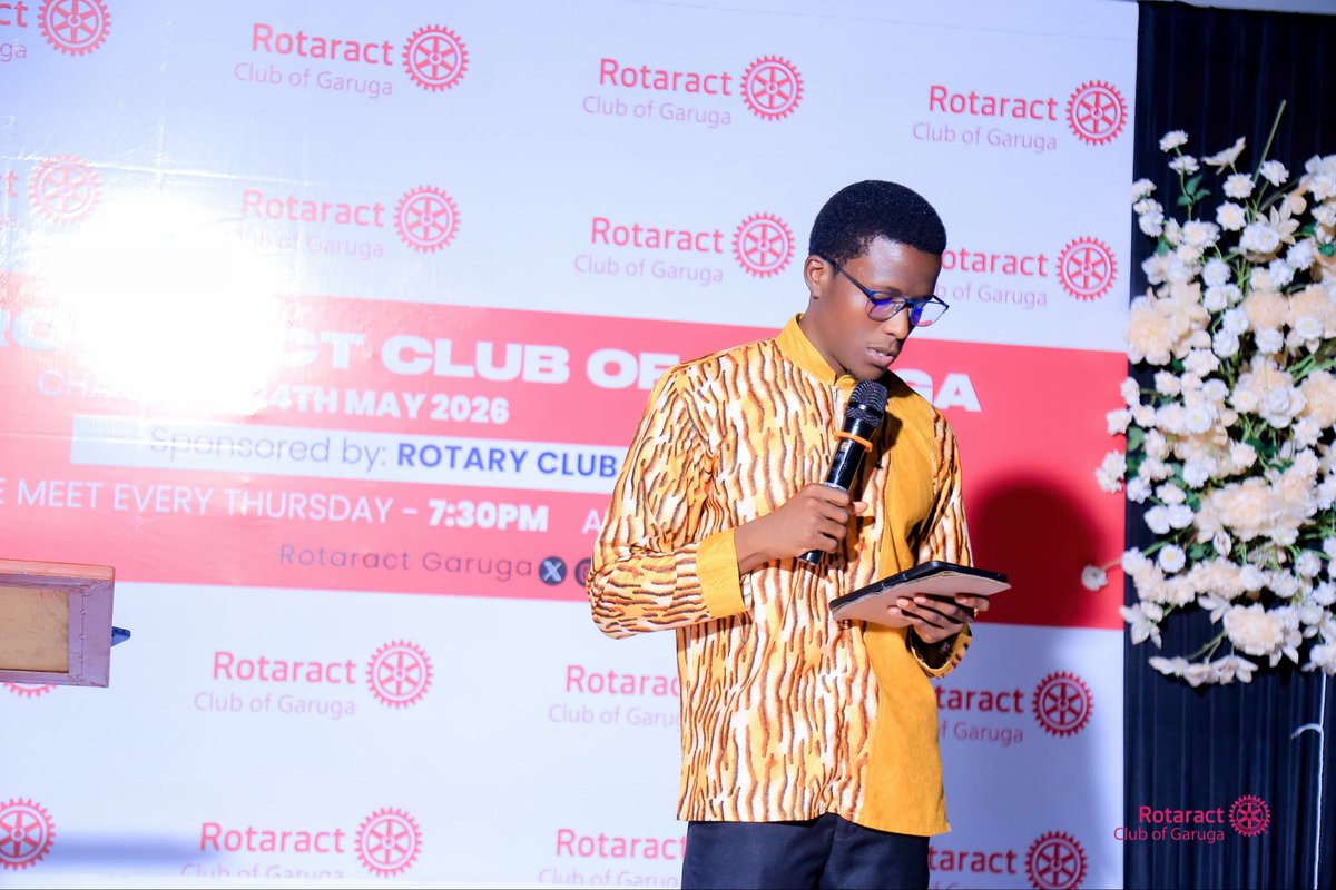 Rotaract_garuga's tweet photo. The Charter President of the Rotaract Club of Garuga will never be forgotten as he delivered an insightful and inspiring speech, reminding members of the vision, journey, and spirit of service upon which the club was built. A true foundation of leadership and dedication. https://t.co/N9ewhs9hY0