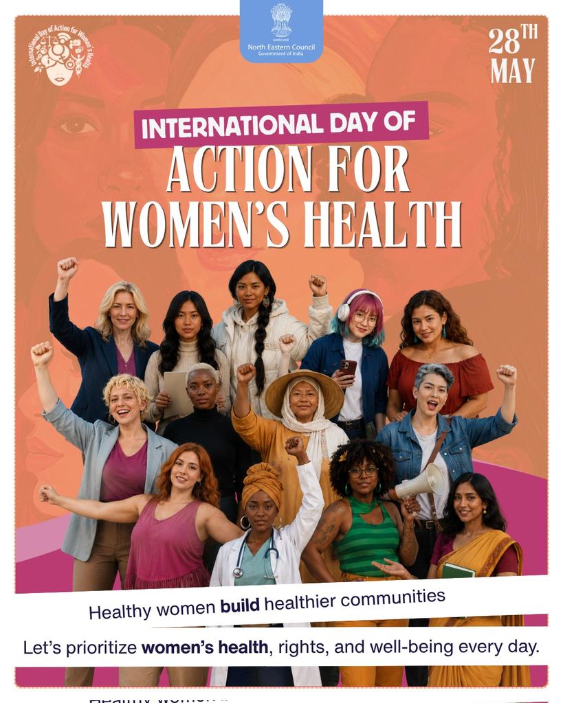 NEC_GoI's tweet photo. Her health matters. Her voice matters. Her future matters. 💜
This International Day of Action for Women’s Health, let’s choose care, equality & awareness.
#WomensHealth #HealthForHer #WomenEmpowerment #WellnessMatters #ActionForHealth https://t.co/TxWhnA6v2U