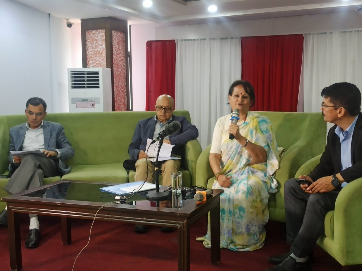 ForumFreedom's tweet photo. Panel Discussion: Senior journalist @NamrataSharmaP  presented a paper on overall situation of press freedom and journalists’ safety in context of physical, digital and professional threats in context of Nepal.

#democracy #PressFreedom #journalitsafety

@tndahal7  @FESinAsia https://t.co/BCcy5EMXIi