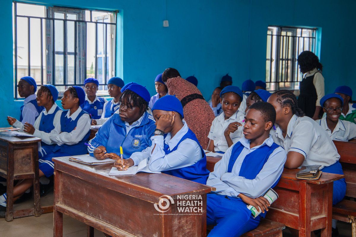 nighealthwatch's tweet photo. Lasting progress in menstrual health begins when young people are given the knowledge, confidence, and support to speak openly about periods without shame or stigma.

To mark #WorldMenstrualHygieneDay 2026, we, in collaboration with @NoGirlWOAPad, visited City Royal Primary and Secondary School, Nyanya, Abuja, for an outreach themed: “Together for a #PeriodFriendlyWorld.”