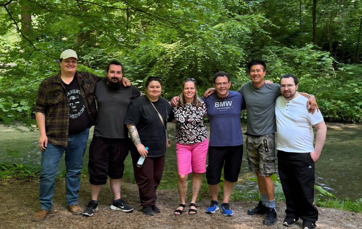 vansamaofficial's tweet photo. I loved meeting the @Twitch community of Vansamaofficial in Munich. The group is from GERMany, Austria, Finland, Canada, and France.  I am hosting DDF Camp 2027 at my bondage compound. X Van https://t.co/L4LtU7fpBJ