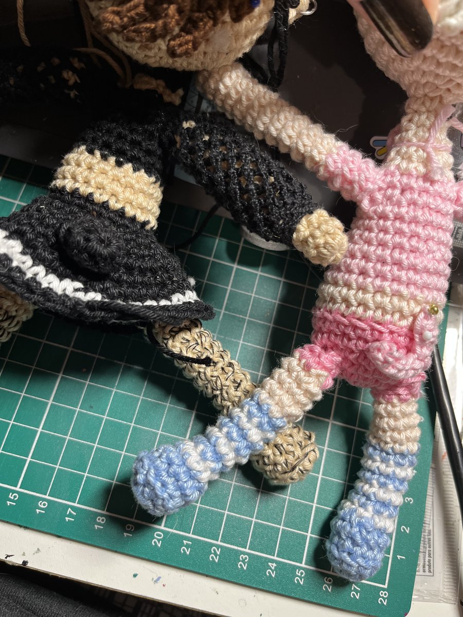 meniana's tweet photo. @AmazingPhil @DanAndPhilGAMES Just want to show off the Femboys amigurumis I crocheted... https://t.co/Cy7iUVSaLF