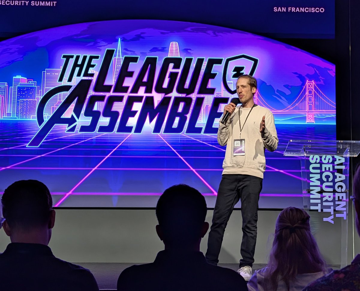 TakSec's tweet photo. Great day at @zenitysec AI Agent Security Summit 🫶

Really enjoyed talking with researchers, builders, and defenders working on the future of AI security.

Energized by insightful talks from @mbrg0 @gadievron @NahamSec @ReinDaelman @travismcpeak 

AI is turning cyber upside down, but it’s exciting seeing so many smart people working on the problems ahead. @tamirishaysh @Ph1R3574R73r