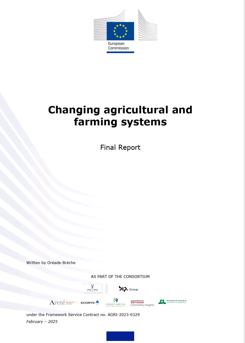 sleguilFR's tweet photo. 👩‍🌾 L'UE vient de publier un rapport sur les défis futurs de l'agriculture. Quelques chiffres :
- seuls 6,5% des exploitants ont moins de 35 ans
- le salaire moyen est de 8,4€/h, contre 21,5€ pour les autres secteurs 
- 5,6 million de départs du secteur entre 2000-2017
👇 https://t.co/ptnpFkTOTa