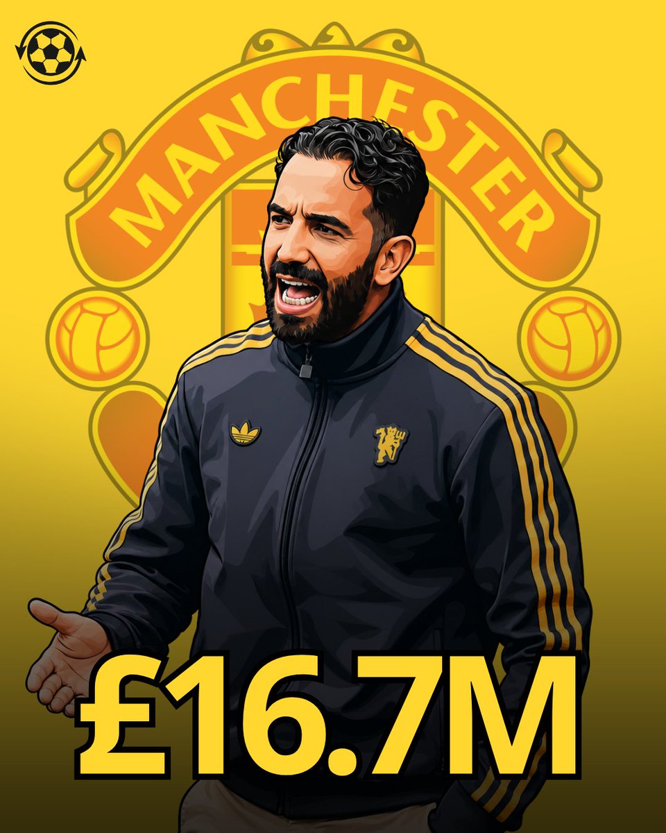 DeadlineDayLive's tweet photo. 🚨 Manchester United’s decision to sack Ruben Amorim and his coaching staff cost the club a staggering £16.7M. 🤯

The payout was revealed in United’s latest financial accounts following Amorim’s exit earlier this year after just 14 months in charge at Old Trafford. 👀

Despite the expensive managerial change, United still posted increased revenue after securing Champions League football under Michael Carrick. 📈

(Source: The Times)