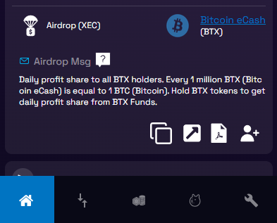 Bitcoin__eCash's tweet photo. The first daily profit share has been distributed to all $BTX holders. Kindly check your #eCash @CashtabWallet  🙂

https://t.co/sLoitqFmP0 https://t.co/S2p5ombzES